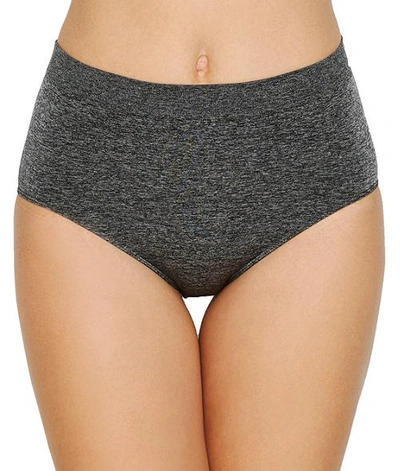 Shop Wacoal B-smooth Full Brief In Charcoal Heather