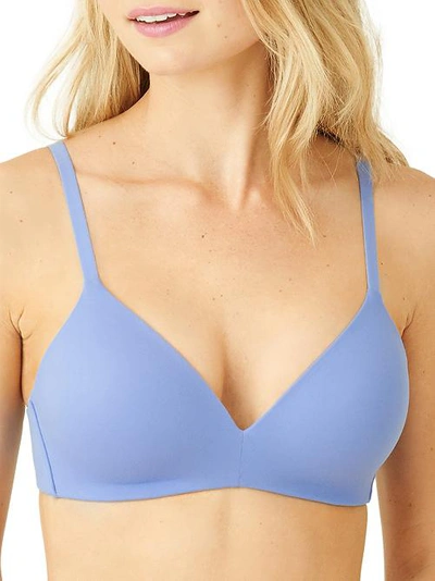 Shop Wacoal How Perfect Wire-free T-shirt Bra In Bleached Denim