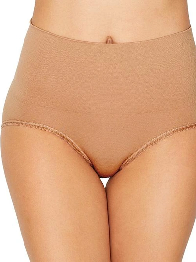 Shop Yummie Seamlessly Shaped Brief In Almond