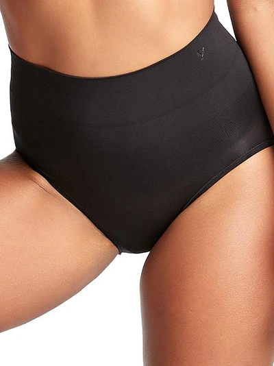 Shop Yummie Livi Comfortably Curved Shaping Brief In Black
