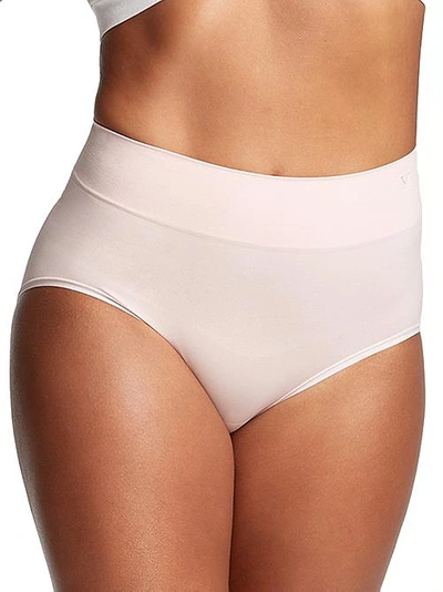 Shop Yummie Livi Comfortably Curved Shaping Brief In English Rose