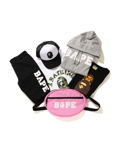 Pre-owned Bape Family Bag Pack (womens) Pink/multi