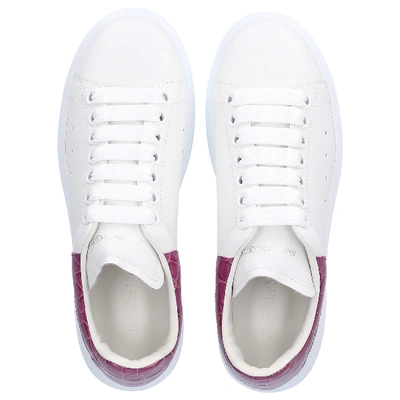 Shop Alexander Mcqueen Low-top Sneakers Larry In Purple