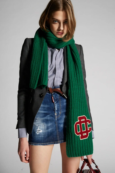 Shop Dsquared2 Unisex Scarf In Green