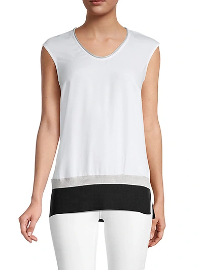 Shop Nic + Zoe Day Glow T-shirt In Paper White