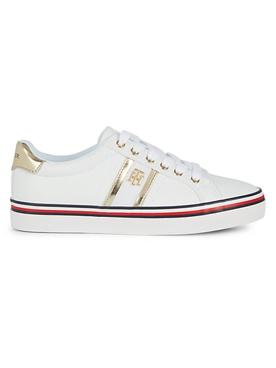 Shop Tommy Hilfiger Women's Fentii Sneakers In White