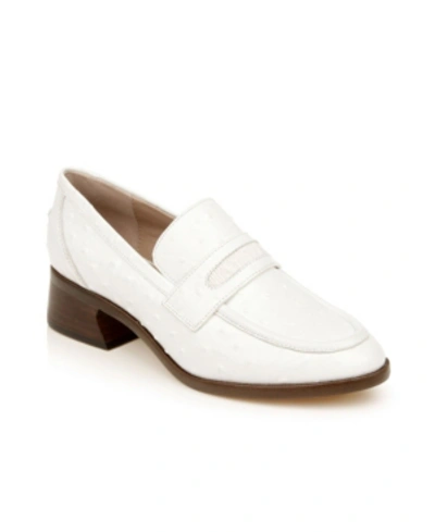 Shop Zac Posen Zac  Women's Wayne Loafer Women's Shoes In White