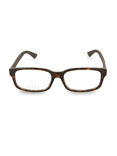 Shop Gucci Women's 55mm Optical Glasses In Brown