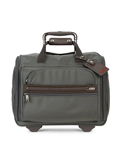 Shop Tumi Wheeled Compact Duffel Bag In Grey Brown