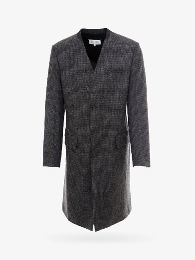 Shop Maison Margiela Coat In Grey