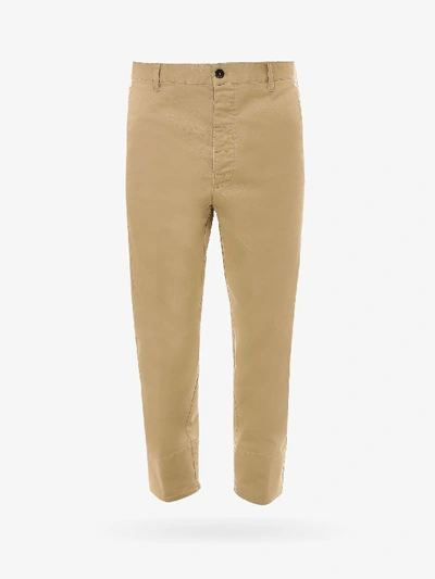 Shop Dsquared2 Trouser In Beige