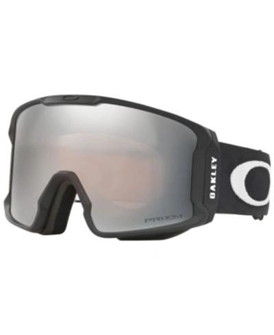 Shop Oakley Goggles Sunglasses, Oo7070 01 Line Miner In Matte Black/prizm Goggle Black Irid