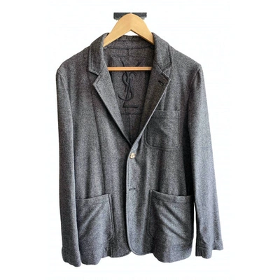 Pre-owned Saint Laurent Grey Cashmere Jacket