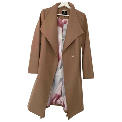 Pre-owned Ted Baker Camel Wool Coat
