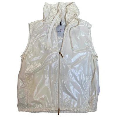 Pre-owned Moncler Sleeveless Beige Jacket