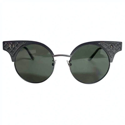Pre-owned Bottega Veneta Metallic Metal Sunglasses