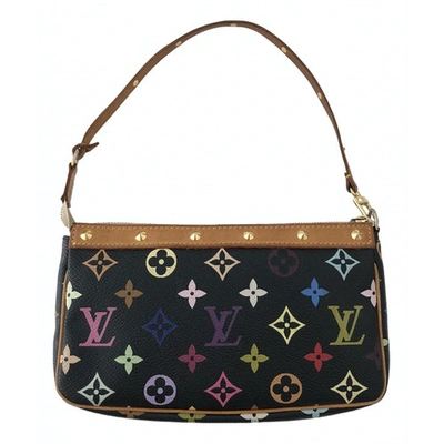 Pre-owned Louis Vuitton Pochette Accessoire Cloth Clutch Bag In Multicolour
