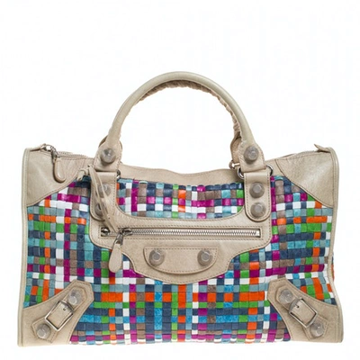 Pre-owned Balenciaga Work Multicolour Leather Handbag