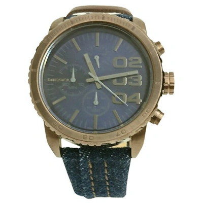 Pre-owned Diesel Blue Steel Watch