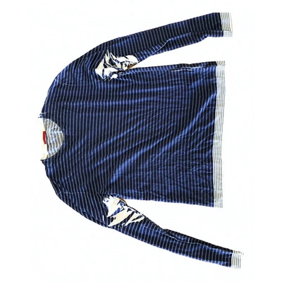 Pre-owned Prada Blue Cotton T-shirts