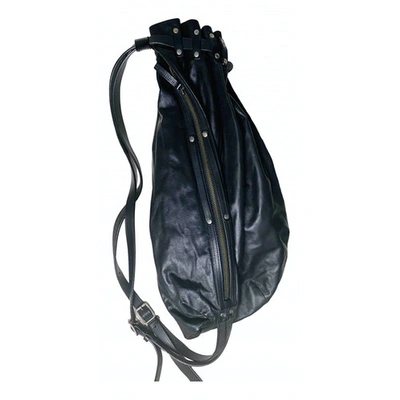 Pre-owned Yohji Yamamoto Black Leather Bag