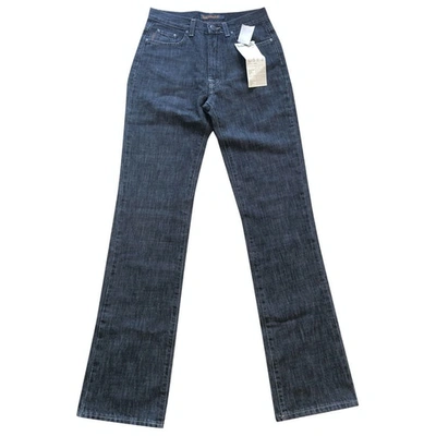 Pre-owned Timberland Straight Jeans In Navy