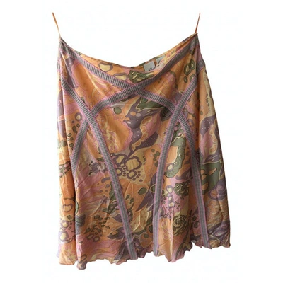 Pre-owned Emporio Armani Multicolour Silk Skirt