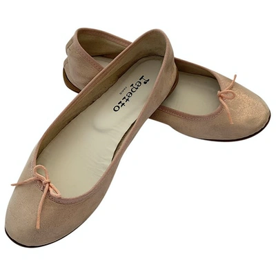 Pre-owned Repetto Pink Leather Ballet Flats