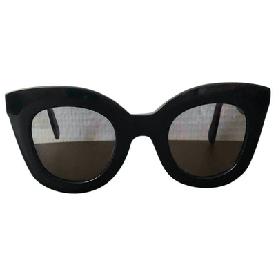 Pre-owned Celine Marta Black Sunglasses