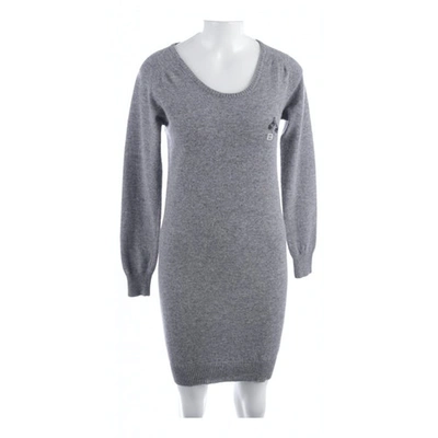 Pre-owned Balenciaga Wool Dress In Grey
