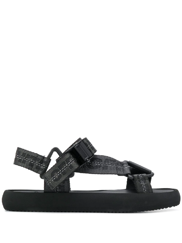 off white flat sandals
