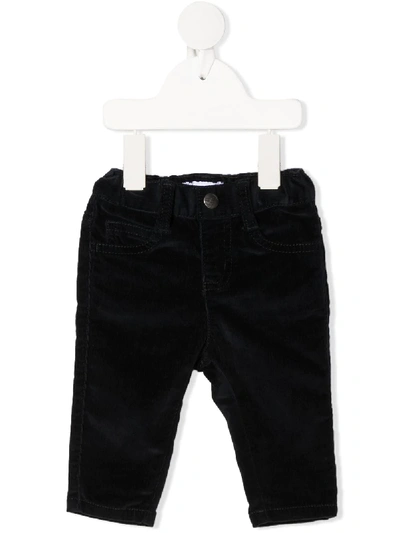 Shop Emporio Armani Mid-rise Slim Jeans In Blue