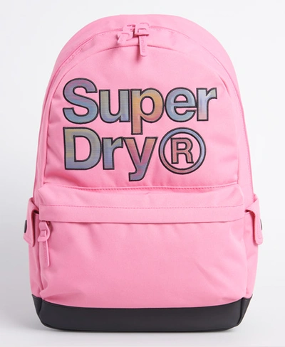 Shop Superdry Women's Rainbow Infill Montana Rucksack Pink