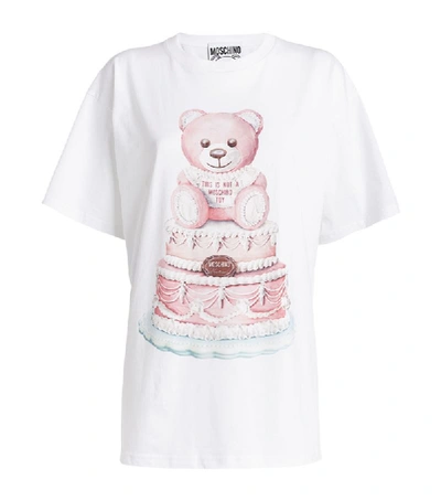 Shop Moschino Cake Teddy Bear T-shirt