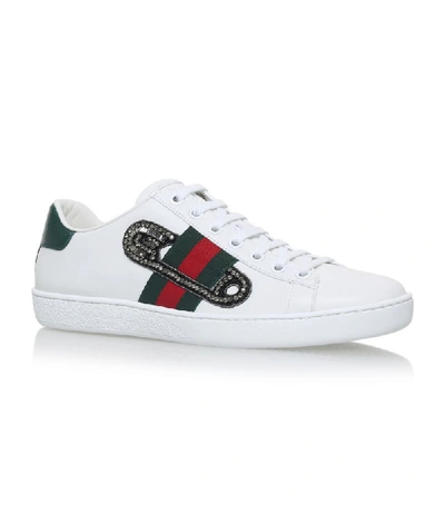 Shop Gucci Pin Ace Sneakers