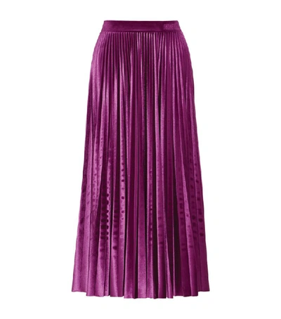 Shop Valentino Pleated Midi Skirt