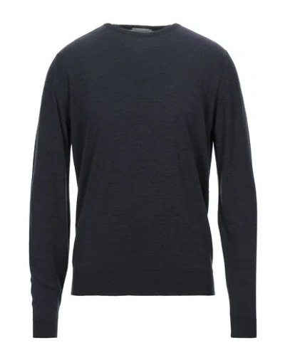 Shop John Smedley Sweater In Steel Grey