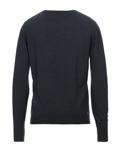 Shop John Smedley Sweater In Steel Grey