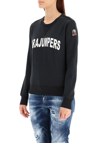 Shop Parajumpers Bianca Sweatshirt With Logo In Black