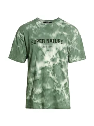 Shop Ksubi Men's Super Nature Tie-dye Graphic T-shirt In Blue
