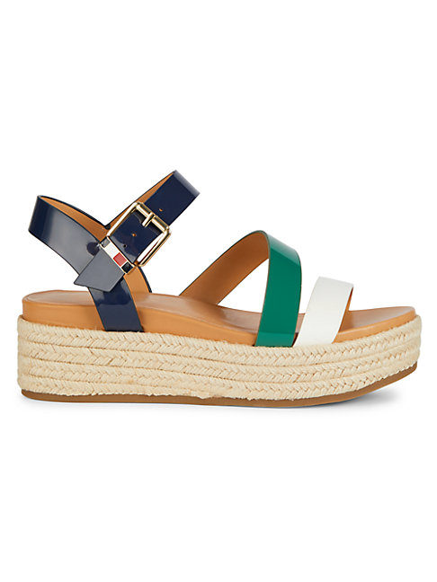 tommy jeans flatform sandals