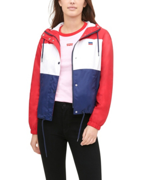 levi's retro hooded windbreaker