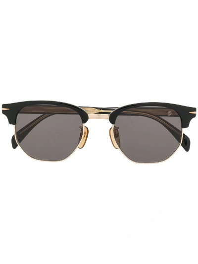 Shop David Beckham Eyewear Db 1002/s Sunglasses In Black