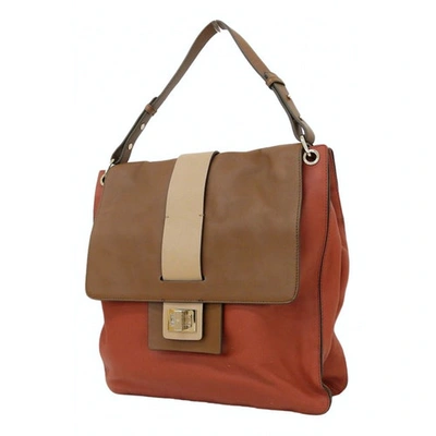 Pre-owned Anya Hindmarch Beige Leather Handbag