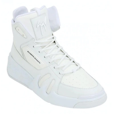 Pre-owned Giuseppe Zanotti White Leather Trainers