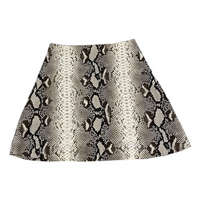 Pre-owned Carven Brown Skirt