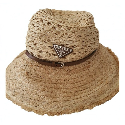 Pre-owned Prada Wicker Hat