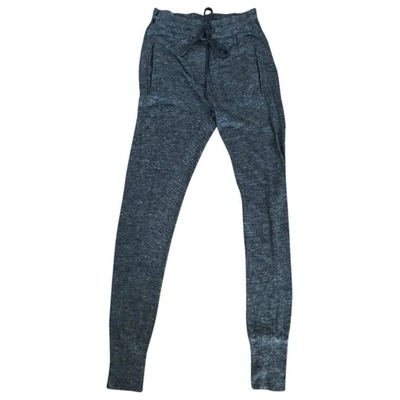 Pre-owned Isabel Marant Étoile Grey Linen Trousers