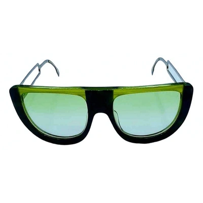 Pre-owned Fendi Green Sunglasses