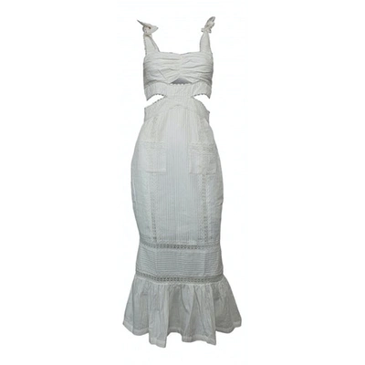 Pre-owned Alice Mccall Mid-length Dress In White